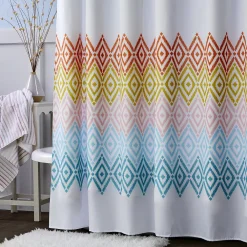 The Big One® Palmas Geo Shower Curtain -Camden Isle Sales Shop 5738881 ALT2