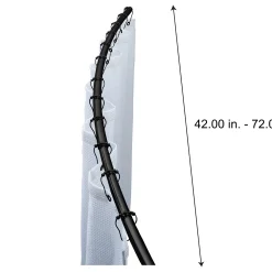 Bath Bliss Curved Shower Rod -Camden Isle Sales Shop 5739485 ALT2