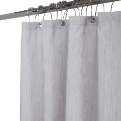 Elle Decor Jacquard Weave Diamond Design Shower Curtain -Camden Isle Sales Shop 5740068 ALT2