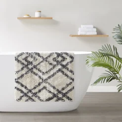 INK+IVY Ansel Geo Diamond Yarn Dyed Cotton Tufted Bath Rug -Camden Isle Sales Shop 5747262 ALT6