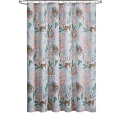 Jade + Oake Wild Style Floral Shower Curtain & Hook Set