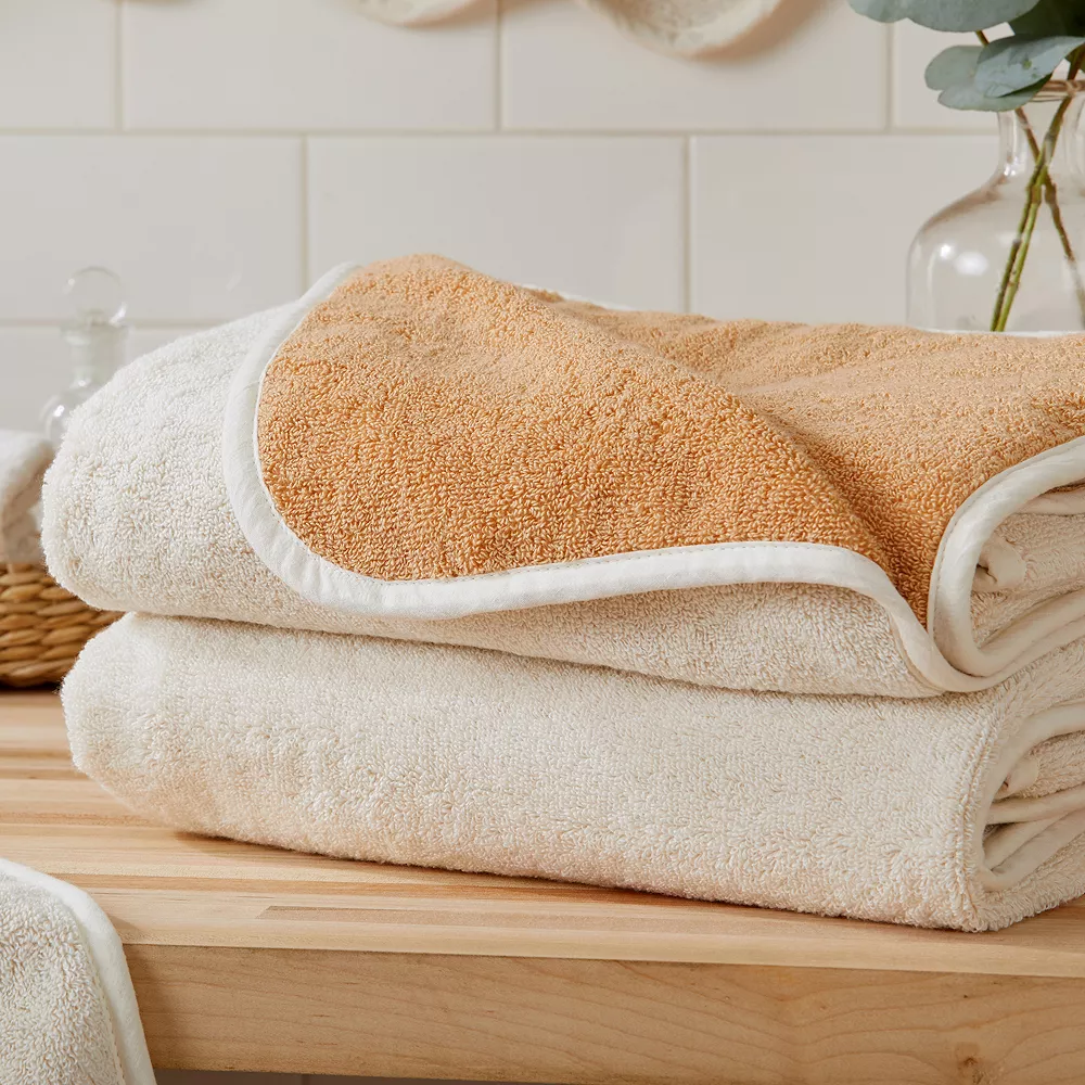 Great Bay Home Vanessa Two-Toned Reversible 6-piece Towel Set 5 Great Bay Home Vanessa Two-Toned Reversible 6-piece Towel Set - Image 3