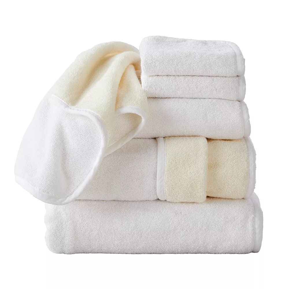 Great Bay Home Vanessa Two-Toned Reversible 6-piece Towel Set 3 Great Bay Home Vanessa Two-Toned Reversible 6-piece Towel Set