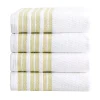 Great Bay Home Elham Popcorn 4-Pack Bath Towel Set
