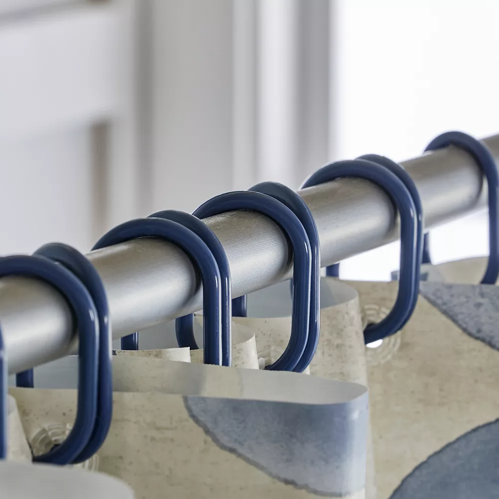 The Big One® Logan Dots 13-Piece PEVA Shower Curtain & Hook Set 5 The Big One® Logan Dots 13-Piece PEVA Shower Curtain & Hook Set - Image 3