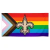 WinCraft New Orleans Saints 30'' X 60'' Pride Spectra Beach Towel 1 WinCraft New Orleans Saints 30'' X 60'' Pride Spectra Beach Towel -Camden Isle Sales Shop 5845255