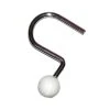Carnation Home Fashions Ball Shower Curtain Hooks, White
