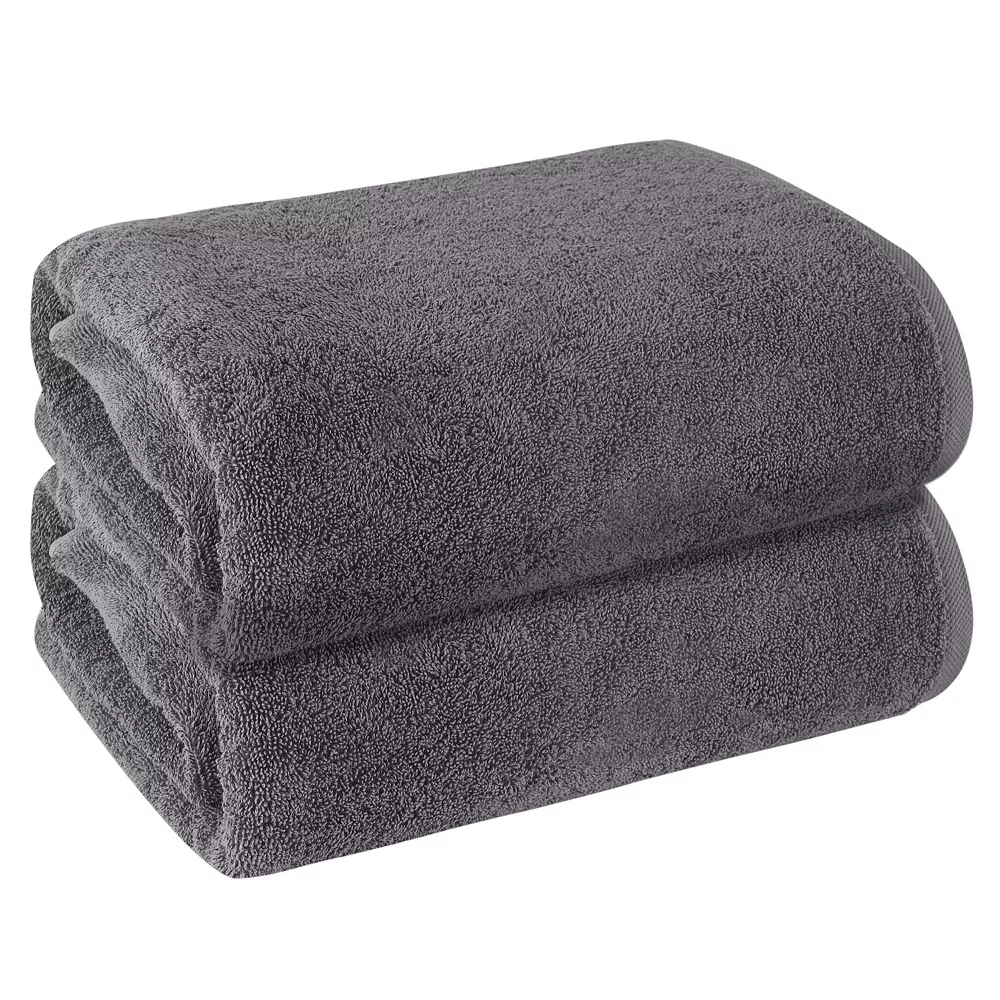 Classic Turkish Towels Genuine Cotton Soft Absorbent Jumbo Bath Sheets 40x80 4 Classic Turkish Towels Genuine Cotton Soft Absorbent Jumbo Bath Sheets 40x80 - Image 2