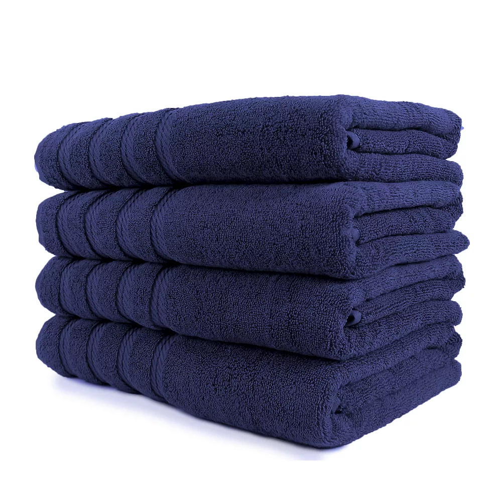 Classic Turkish Towels Genuine Cotton Soft Absorbent Antalya Bath Towels 27x51 4 Piece Set 4 Classic Turkish Towels Genuine Cotton Soft Absorbent Antalya Bath Towels 27x51 4 Piece Set - Image 2