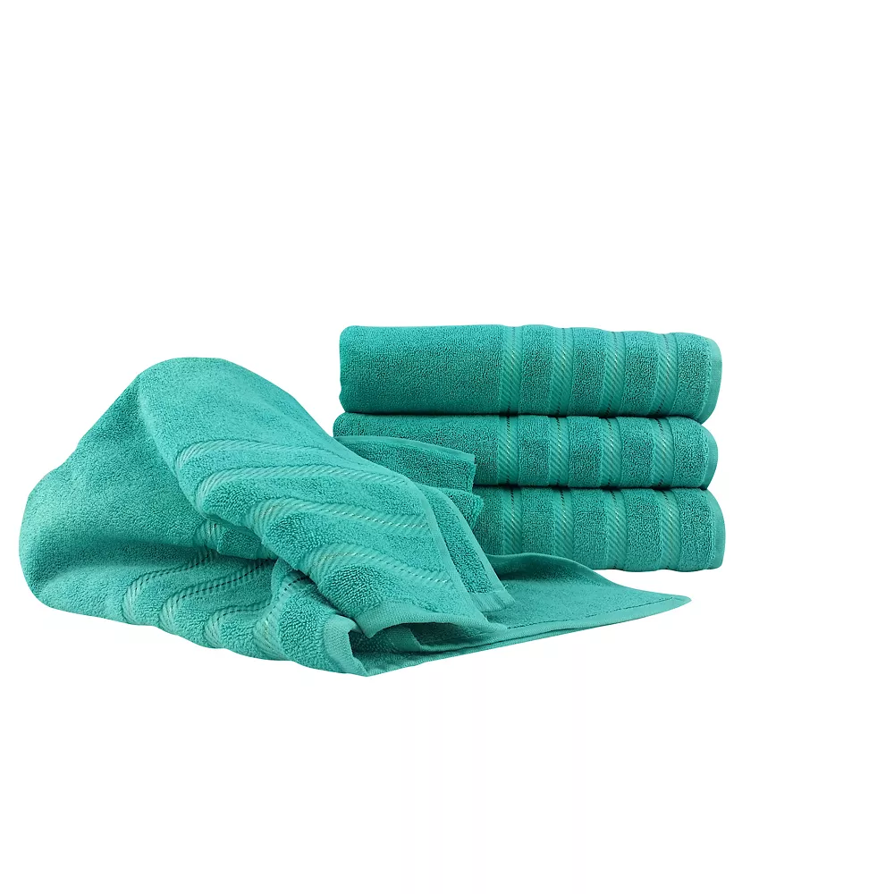Classic Turkish Towels Genuine Cotton Soft Absorbent Antalya Bath Towels 27x51 4 Piece Set 5 Classic Turkish Towels Genuine Cotton Soft Absorbent Antalya Bath Towels 27x51 4 Piece Set - Image 3