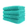 Classic Turkish Towels Genuine Cotton Soft Absorbent Antalya Bath Towels 27x51 4 Piece Set -Camden Isle Sales Shop 5857799 Turquoise
