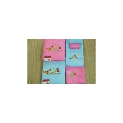 Classic Turkish Towels Genuine Cotton Soft Absorbent Kids Towel 6 Piece Set With 2 Bath Towels, 2 Hand Towels, 2 Washcloths -Camden Isle Sales Shop 5857803 ALT2