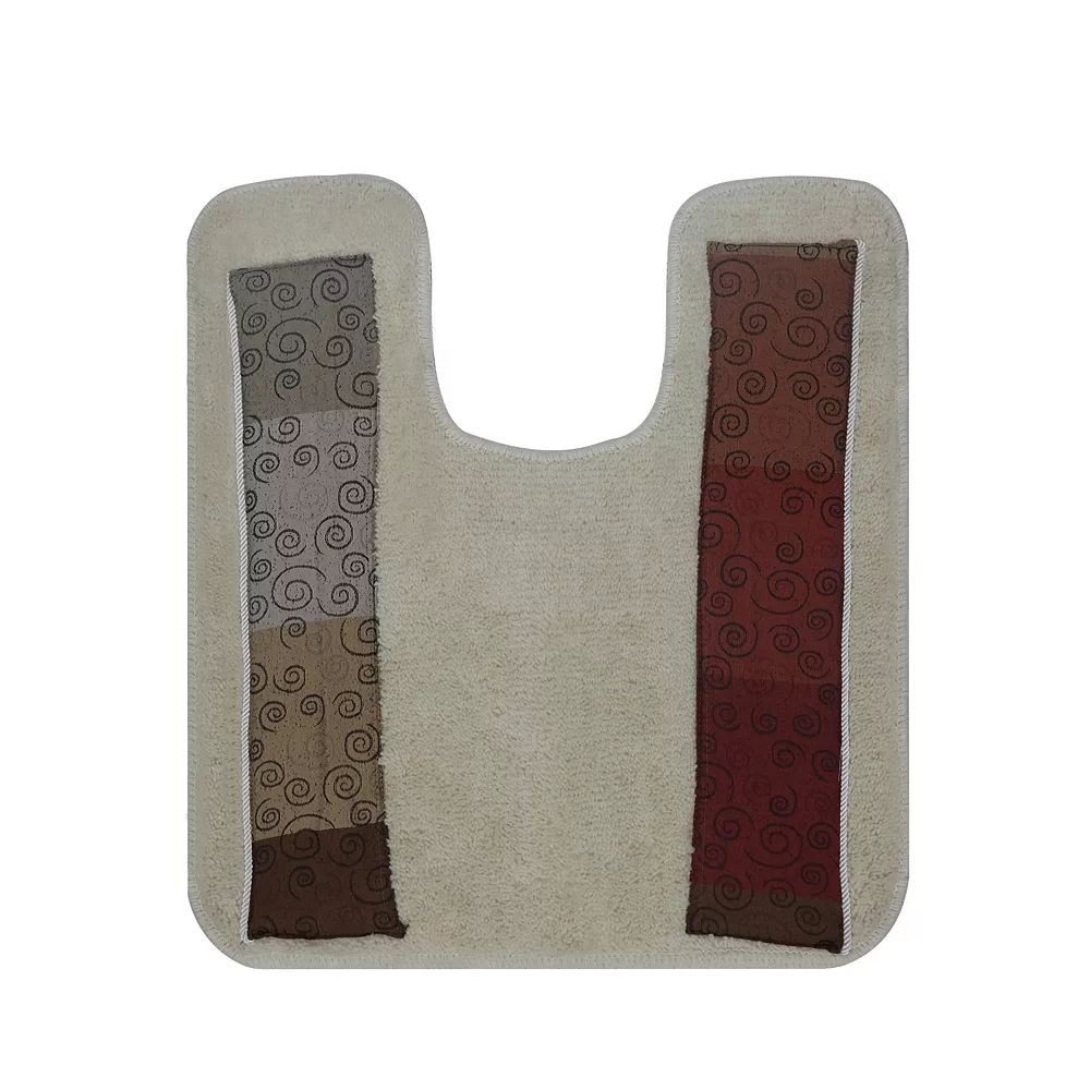Popular Bath Miramar Banded Contour Bath Rug 3 Popular Bath Miramar Banded Contour Bath Rug