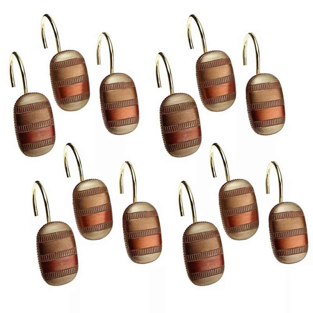 Popular Bath Contempo 12-pk. Shower Curtain Hooks 3 Popular Bath Contempo 12-pk. Shower Curtain Hooks