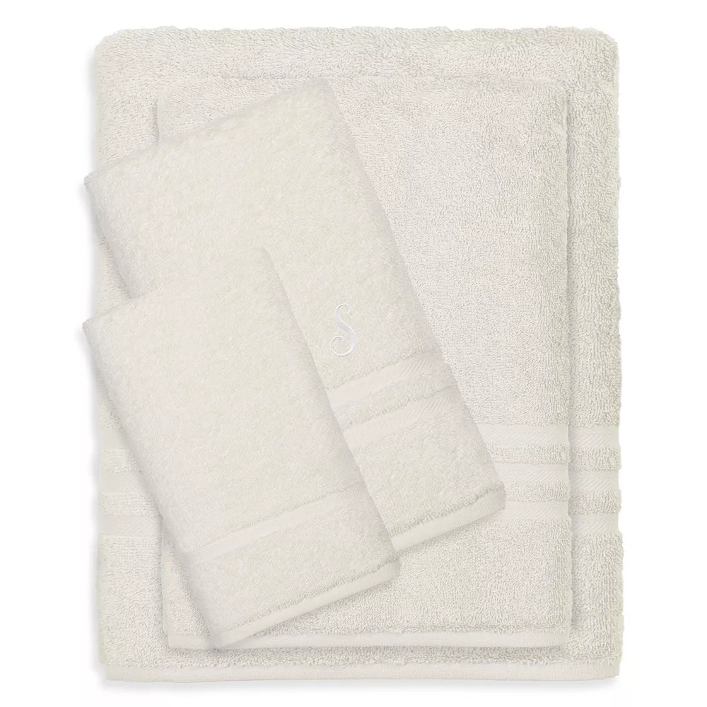 Linum Home Textiles Turkish Cotton Denzi 4-piece Personalized Towel Set 3 Linum Home Textiles Turkish Cotton Denzi 4-piece Personalized Towel Set