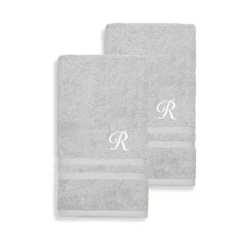 Linum Home Textiles Turkish Cotton 2-piece Personalized Denzi Hand Towel Set 3 Linum Home Textiles Turkish Cotton 2-piece Personalized Denzi Hand Towel Set