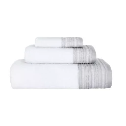 Classic Turkish Towels Genuine Cotton Soft Absorbent Carel And Garen 6 Piece Set With 2 Bath Towels, 2 Hand Towels, 2 Washcloths