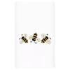 Linum Home Textiles Bee Dance Embroidered Luxury Turkish Cotton Hand Towel -Camden Isle Sales Shop 5869758 White