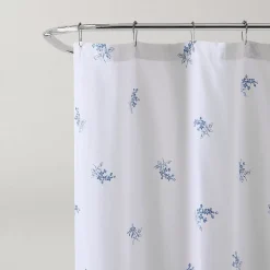 Laura Ashley Flora Blue Shower Curtain -Camden Isle Sales Shop 5877192 ALT4