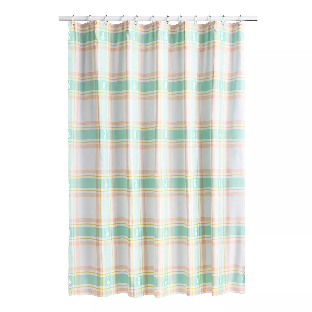 Celebrate Together Easter Celebrate Together™ Easter Bunny Plaid Shower Curtain 3 Celebrate Together Easter Celebrate Together™ Easter Bunny Plaid Shower Curtain