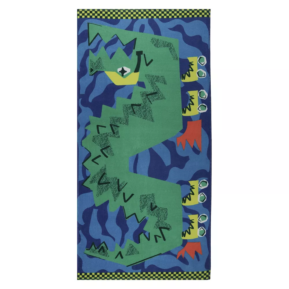 The Big One Kids™ Skater Gator Beach Towel 3 The Big One Kids™ Skater Gator Beach Towel