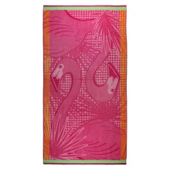 The Big One® Flamingo Extra Large Woven Beach Towel