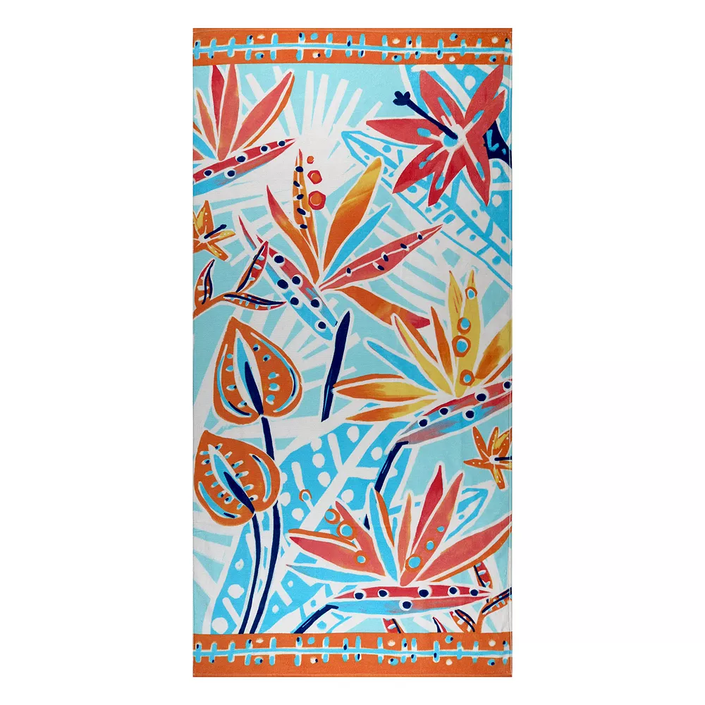 The Big One® Floral Extra Large Beach Towel 3 The Big One® Floral Extra Large Beach Towel