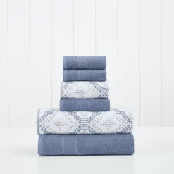 Modern Threads 6-Piece Capri Jacquard Towel Set -Camden Isle Sales Shop 5889505 ALT2