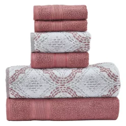 Modern Threads 6-Piece Capri Jacquard Towel Set