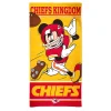 Unbranded WinCraft Kansas City Chiefs 30'' X 60'' Disney Spectra Beach Towel 1 Unbranded WinCraft Kansas City Chiefs 30'' X 60'' Disney Spectra Beach Towel -Camden Isle Sales Shop 5908177