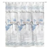 Avanti Frosty Friends "Tis The Season" Snowmen Shower Curtain