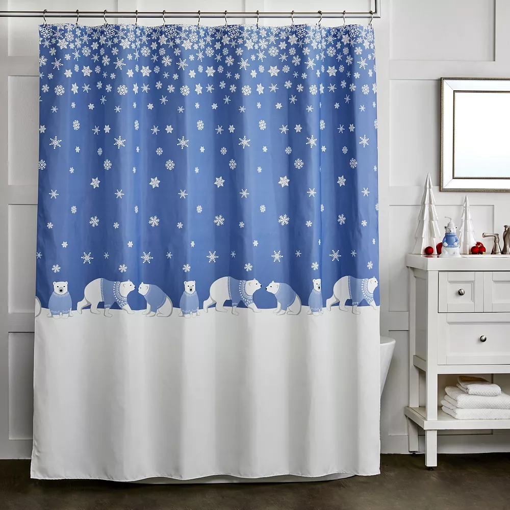 Vern Yip By SKL Home Polar Cove Shower Curtain 4 Vern Yip By SKL Home Polar Cove Shower Curtain - Image 2