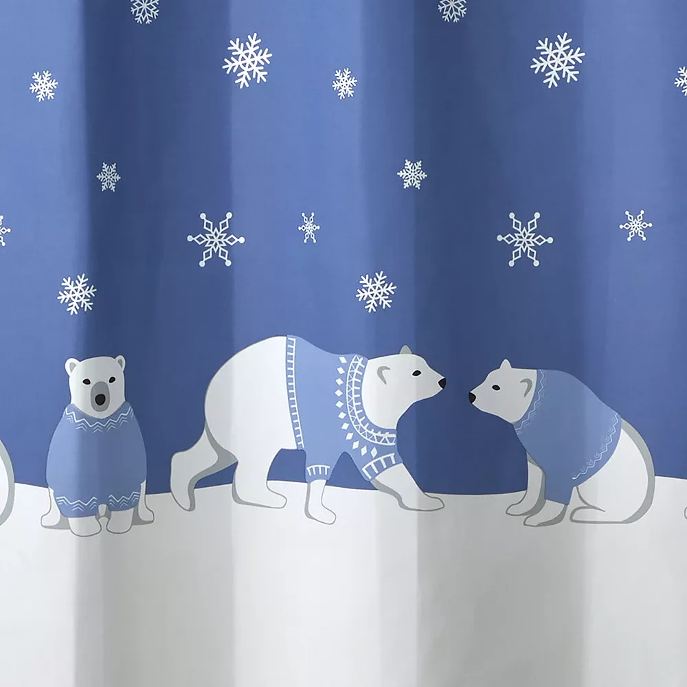 Vern Yip By SKL Home Polar Cove Shower Curtain 6 Vern Yip By SKL Home Polar Cove Shower Curtain - Image 4