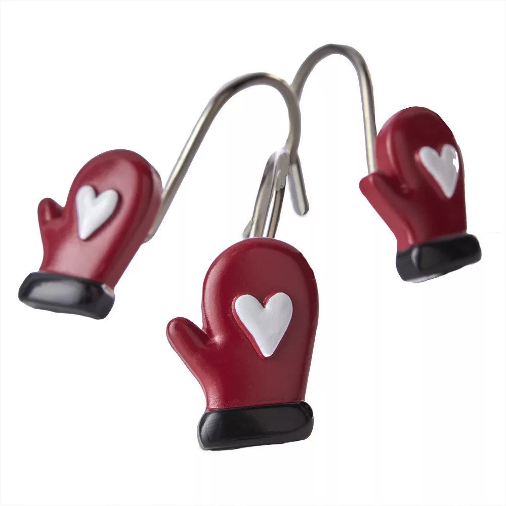 SKL Home Cozy Home Shower Curtain, Curtain Hooks & 2 Hand Towels Set 8 SKL Home Cozy Home Shower Curtain, Curtain Hooks & 2 Hand Towels Set - Image 6