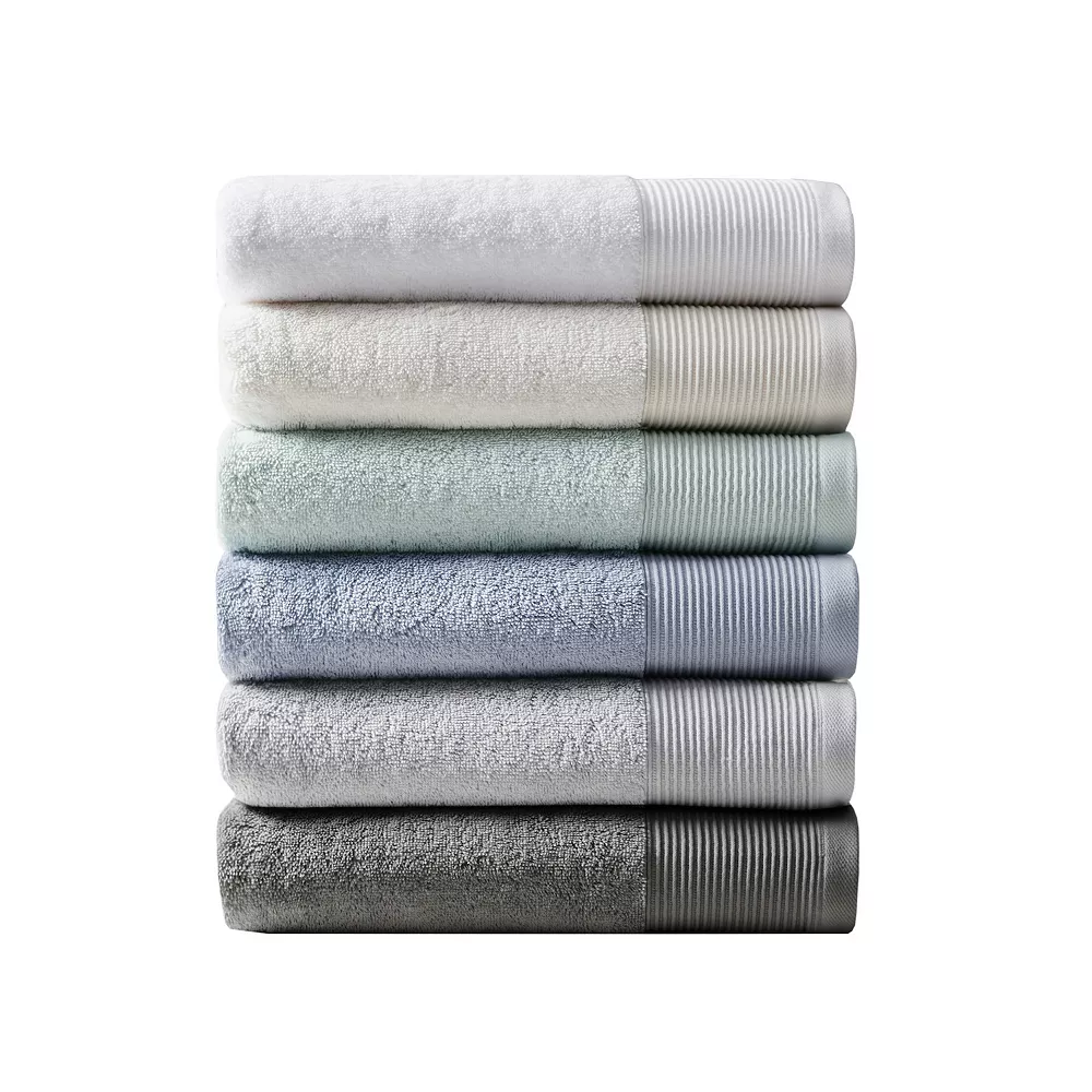 Beautyrest Nuage Luxurious Antimicrobial 6-piece Bath Towel Set 8 Beautyrest Nuage Luxurious Antimicrobial 6-piece Bath Towel Set - Image 6