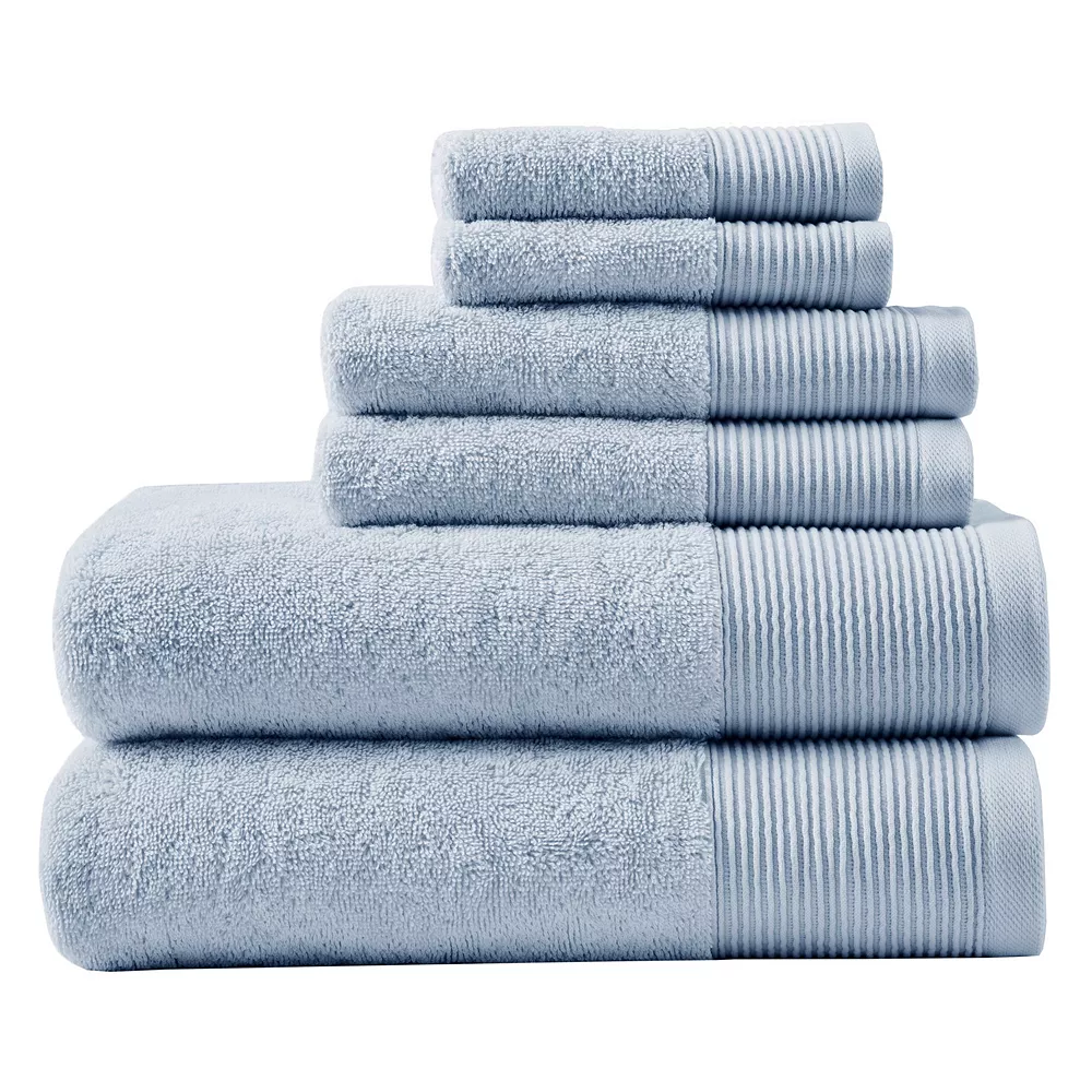 Beautyrest Nuage Luxurious Antimicrobial 6-piece Bath Towel Set 3 Beautyrest Nuage Luxurious Antimicrobial 6-piece Bath Towel Set