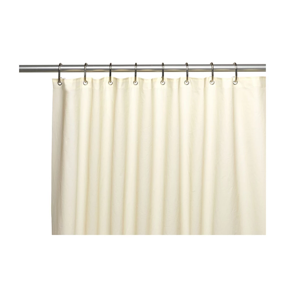 Carnation Home Fashions Standard-Sized, 6 Gauge PEVA Shower Curtain Shower Curtain Liner, Bone 3 Carnation Home Fashions Standard-Sized, 6 Gauge PEVA Shower Curtain Shower Curtain Liner, Bone