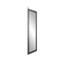 BrandtWorks Cool Muted Silver Over The Door Full Length Mirror - 21.5" X 71"