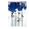 Carnation Home Fashions Ice Dancers Fabric Shower Curtain 100% Polyester - 70" X 72" 1 Carnation Home Fashions Ice Dancers Fabric Shower Curtain 100% Polyester - 70" X 72" -Camden Isle Sales Shop 5987326