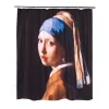 Carnation Home Fashions Girl With The Pearl Earring Fabric Shower Curtain -Camden Isle Sales Shop 5987340