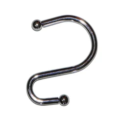 Carnation Home Fashions S Shower Curtain Hooks, Chrome