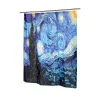 Carnation Home Fashions The Starry Night Fabric Shower Curtain