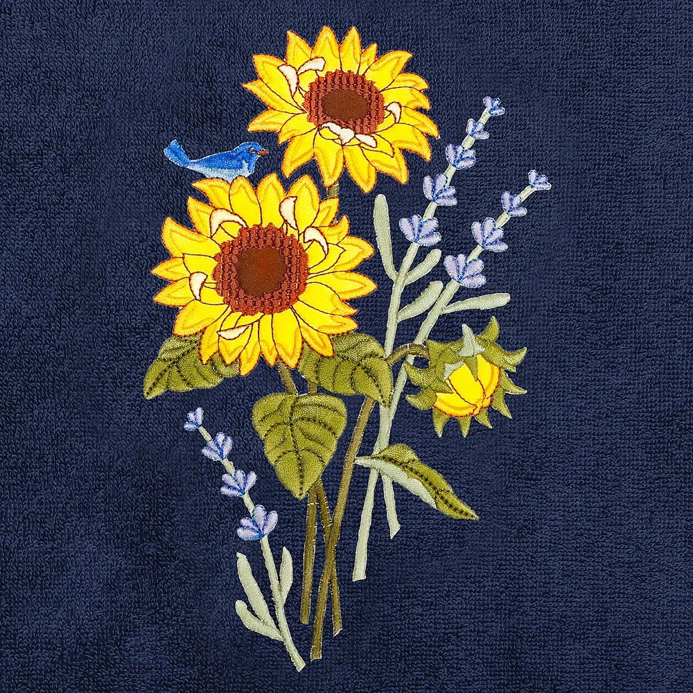 Linum Home Textiles Turkish Cotton Girasol 2-piece Embellished Bath Towel Set 6 Linum Home Textiles Turkish Cotton Girasol 2-piece Embellished Bath Towel Set - Image 4