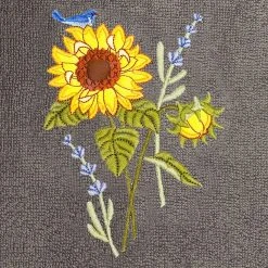 Linum Home Textiles Turkish Cotton Girasol 2-piece Embellished Hand Towel Set -Camden Isle Sales Shop 5991399 ALT3