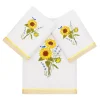Linum Home Textiles Turkish Cotton Girasol 3-piece Embellished Towel Set -Camden Isle Sales Shop 5991401 Silver