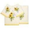 Linum Home Textiles Turkish Cotton Girasol 4-piece Embellished Towel Set -Camden Isle Sales Shop 5991402 Beige