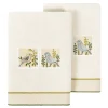 Linum Home Textiles Turkish Cotton Belinda 2-piece Embellished Hand Towel Set 1 Linum Home Textiles Turkish Cotton Belinda 2-piece Embellished Hand Towel Set -Camden Isle Sales Shop 5991405 Beige