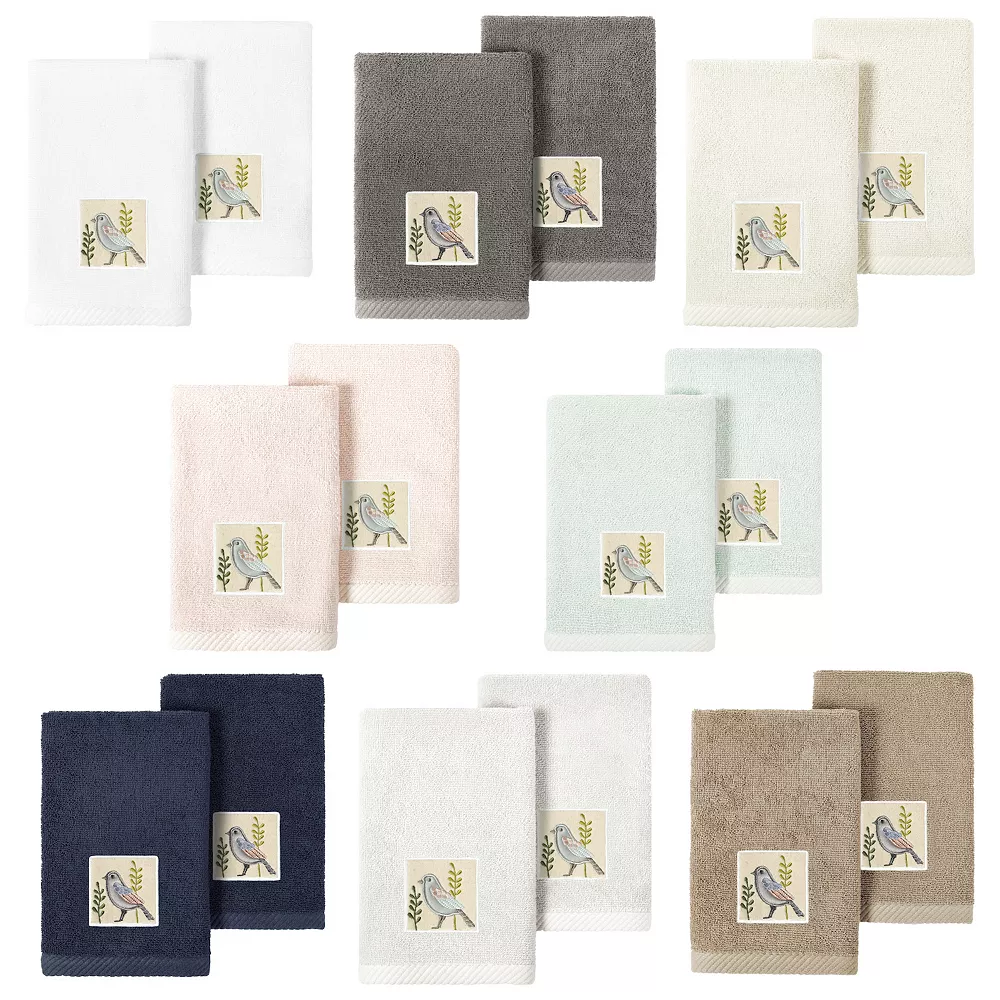 Linum Home Textiles Turkish Cotton Belinda 2-piece Embellished Fingertip Towel Set 7 Linum Home Textiles Turkish Cotton Belinda 2-piece Embellished Fingertip Towel Set - Image 5