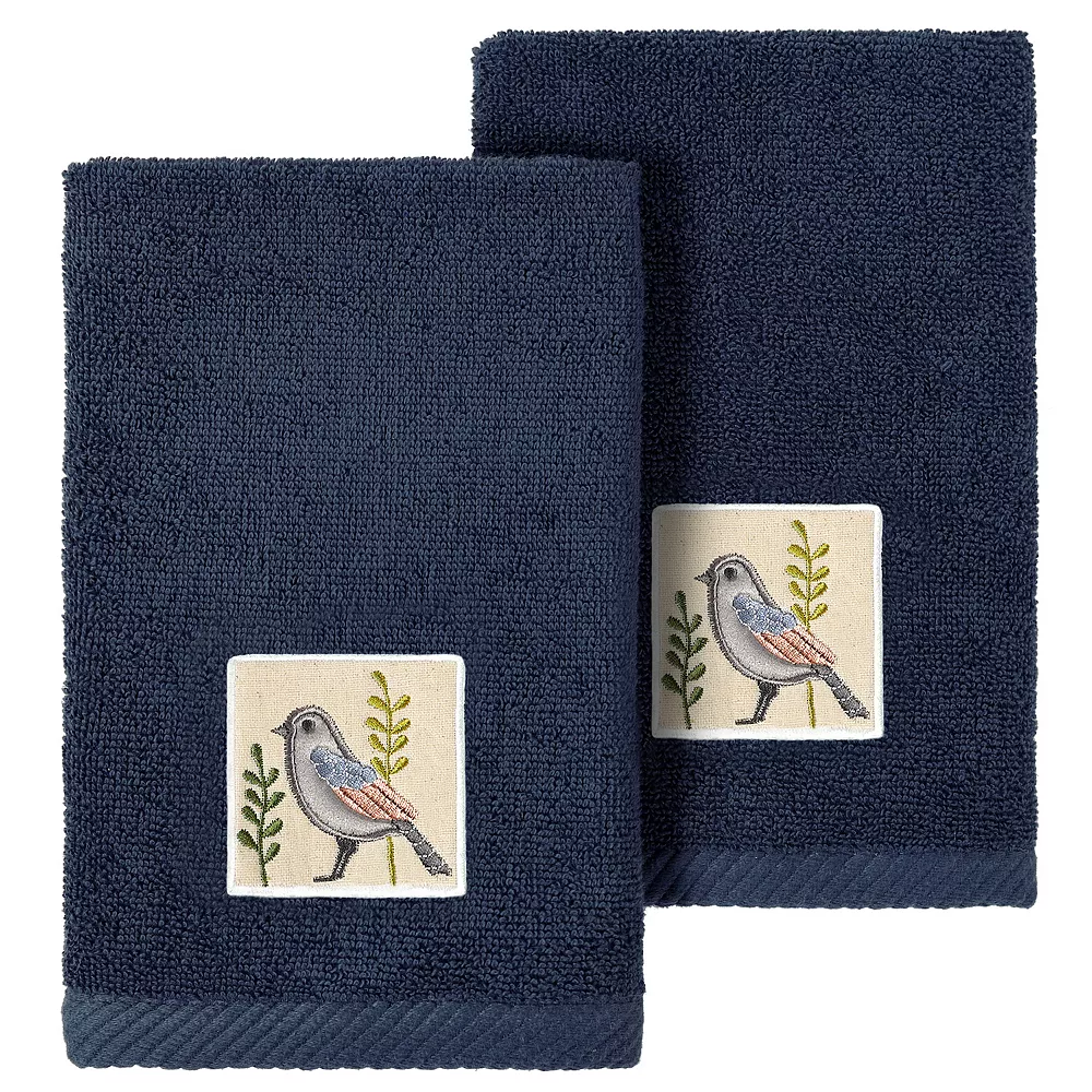 Linum Home Textiles Turkish Cotton Belinda 2-piece Embellished Fingertip Towel Set 3 Linum Home Textiles Turkish Cotton Belinda 2-piece Embellished Fingertip Towel Set