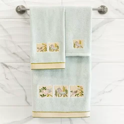 Linum Home Textiles Turkish Cotton Belinda 3-piece Embellished Towel Set -Camden Isle Sales Shop 5991409 ALT2